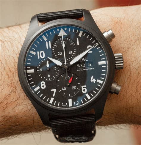 iwc pilot chronograph top gun